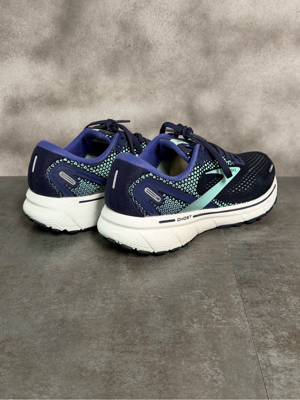 Brooks Ghost 14 Women's Navy Blue Running Shoes 1203561B446 Size 8B - Picture 12 of 16
